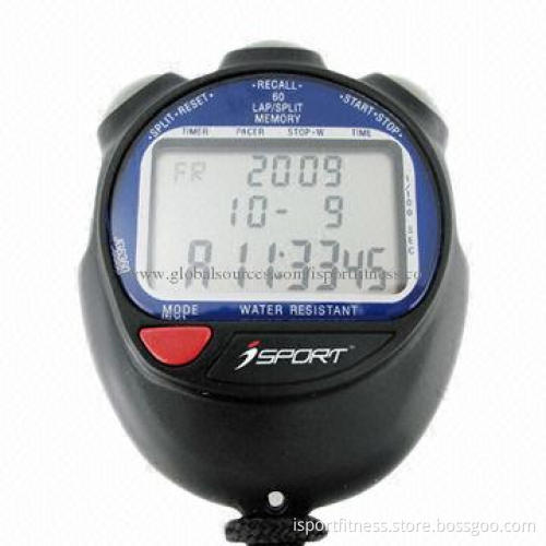 Waterproof 10-500 Laps Stopwatch with Alarm